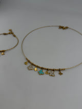 Butterfly Garden – 18K Solid Gold Necklace & Bracelet Set - Image 3