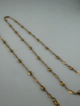 The Aurelia 18K Solid Gold Necklace & Bracelet Set - Image 2