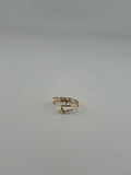 18K Solid Gold Spiral Vine Wrap Ring