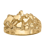 Textured Gold Band Ring - Image 1