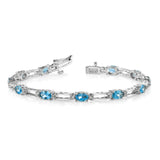Serene Topaz Statement Bracelet - Image 1