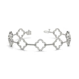 Diamond Quatrefoil Bracelet - Image 1