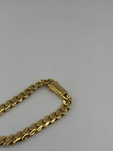 18K Solid Gold Royal Cuban Link Bracelet – 9mm - Image 3