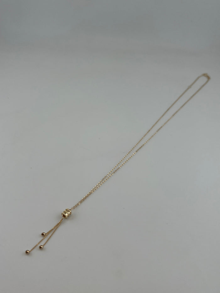 The Solé Drop Necklace — 18K Solid Gold