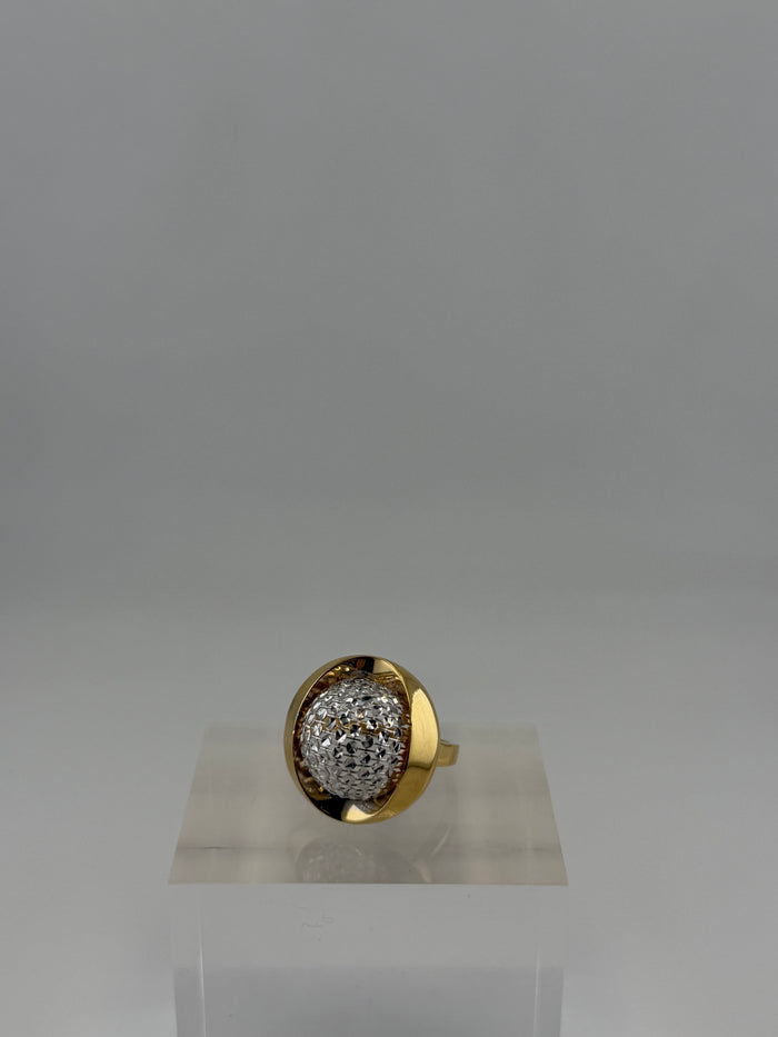 18K Gold Celestial Dome Ring