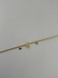 18K Solid Gold Lucky Charms Bracelet