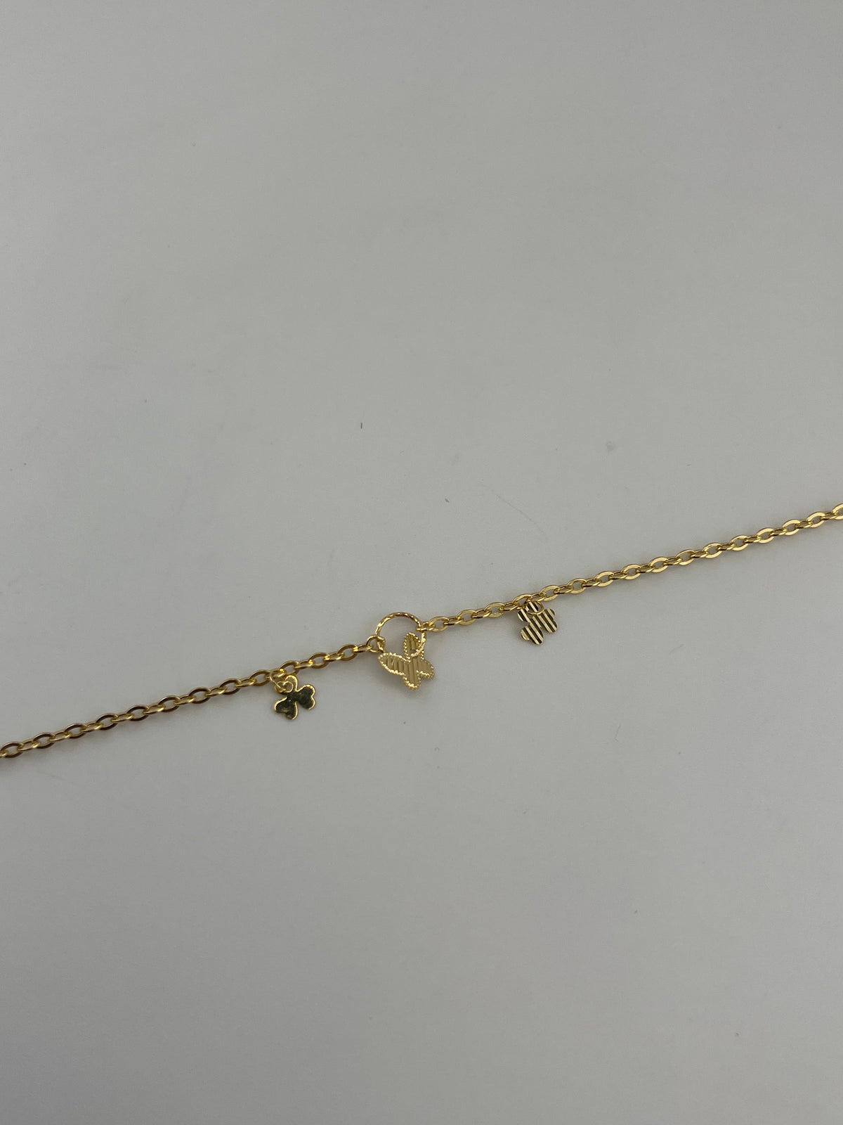 18K Solid Gold Lucky Charms Bracelet - Image 1