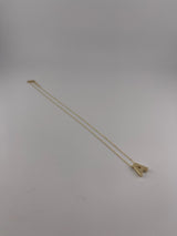 18K Yellow Gold Initial Letter Necklace - Image 4