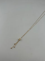 The Solé Drop Necklace — 18K Solid Gold - Image 2