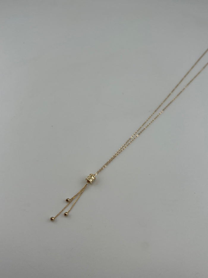 The Solé Drop Necklace — 18K Solid Gold