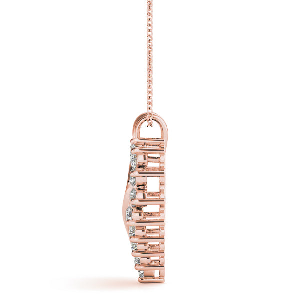 Radiant Heart Diamond Pendant - Image 8