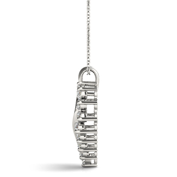 Radiant Heart Diamond Pendant - Image 9