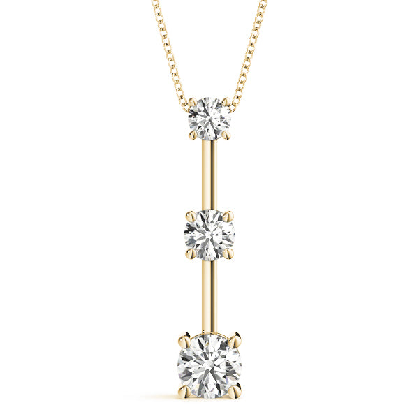 Ascending Diamonds Pendant 1 ct