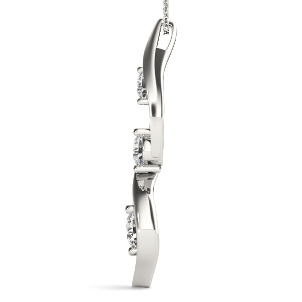 Swirling Diamond Pendant - Image 9