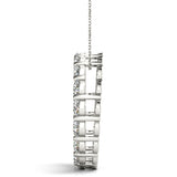 Radiant Circle Diamond Pendant - Image 9