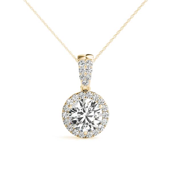 Halo of Brilliance Diamond Pendant 1/2 ct