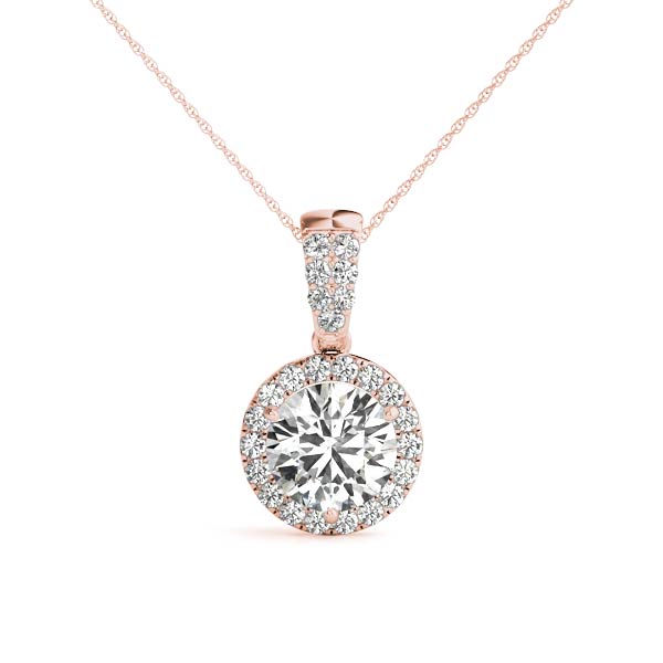 Halo of Brilliance Diamond Pendant 1/2 ct