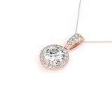 Halo of Brilliance Diamond Pendant 1/2 ct - Image 5