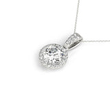 Halo of Brilliance Diamond Pendant 1/2 ct - Image 6