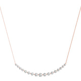 Radiant Arc Diamond Pendant - Image 1