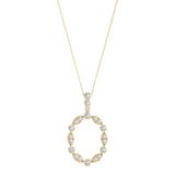 Diamond Halo Circle Pendant - Image 8