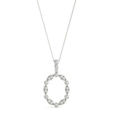 Diamond Halo Circle Pendant - Image 2