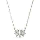 Radiant Halo Oval Diamond Pendant - Image 1