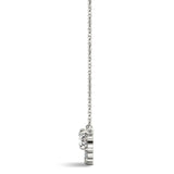 Radiant Halo Oval Diamond Pendant - Image 7