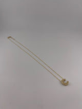18K Yellow Gold Initial Letter Necklace - Image 12