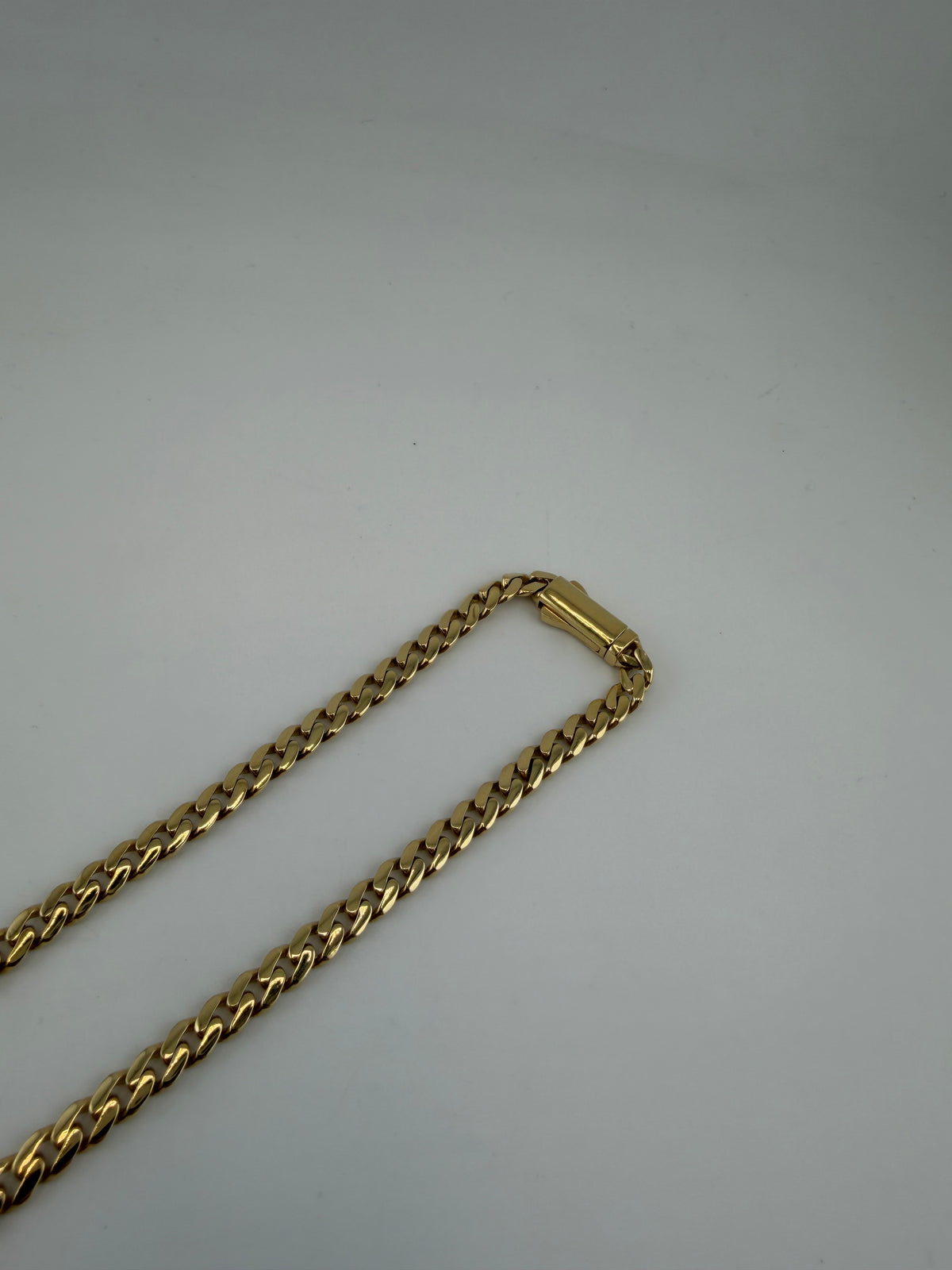 18K Solid Gold Cuban Link Chain - Image 9
