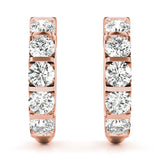 Sparkling Halo Hoop Earrings - Image 8
