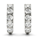 Sparkling Halo Hoop Earrings - Image 9