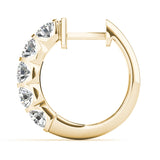 Sparkling Halo Hoop Earrings - Image 10