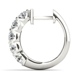 Sparkling Halo Hoop Earrings - Image 12