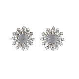 Starburst Diamond Stud Earrings - Image 1