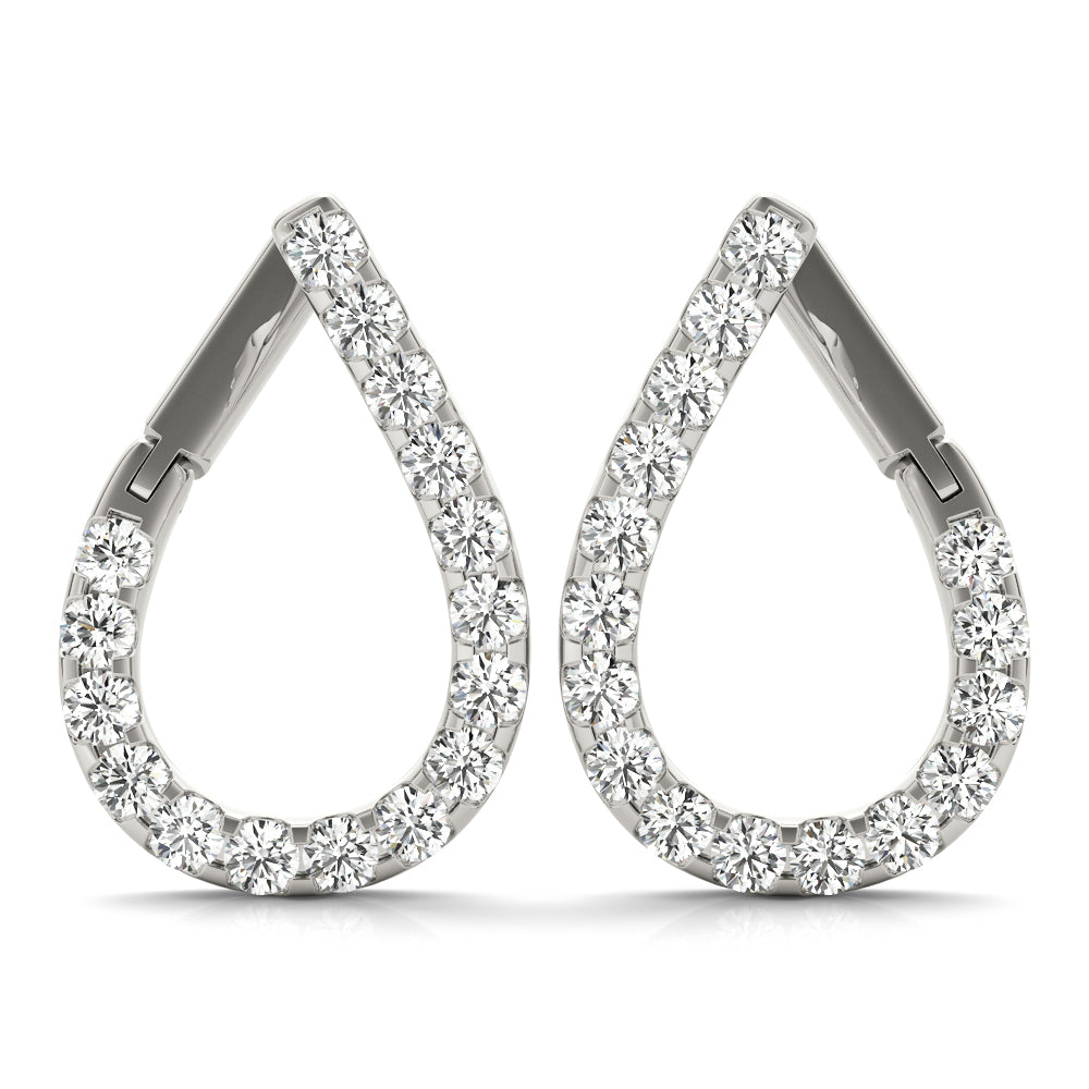 Dewdrop Diamond Earrings - Image 2