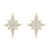 Celestial Starburst Diamond Studs - Image 8