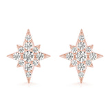Celestial Starburst Diamond Studs - Image 9