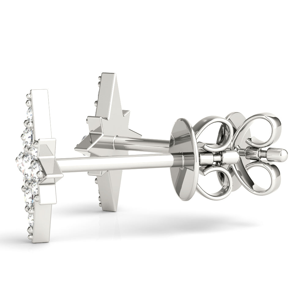 Celestial Starburst Diamond Studs - Image 11