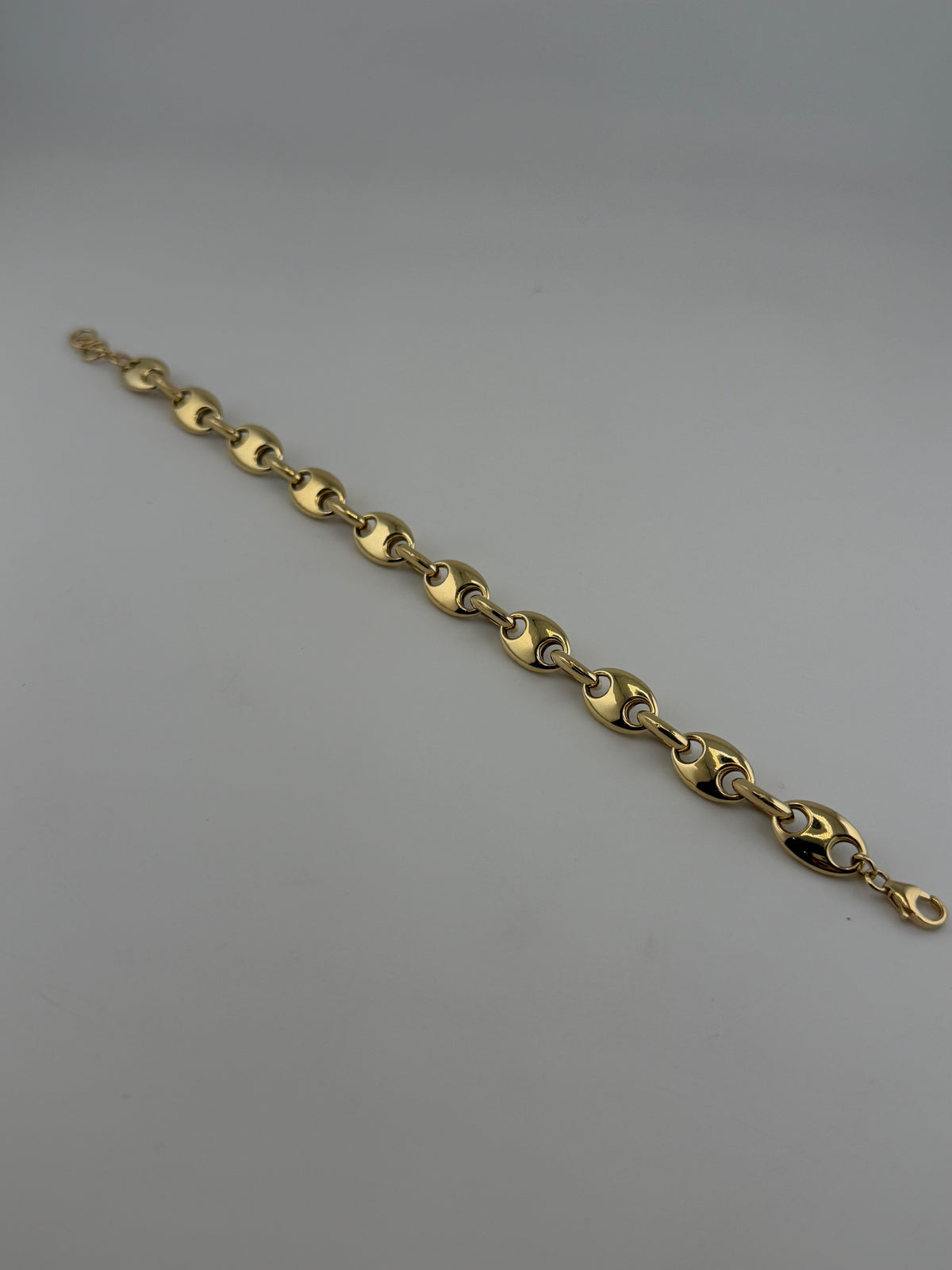 The Aurelio Mariner Link Bracelet — 18K Solid Gold - Image 1