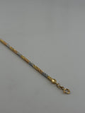 18K Tri-Tone Luxe Link Bracelet