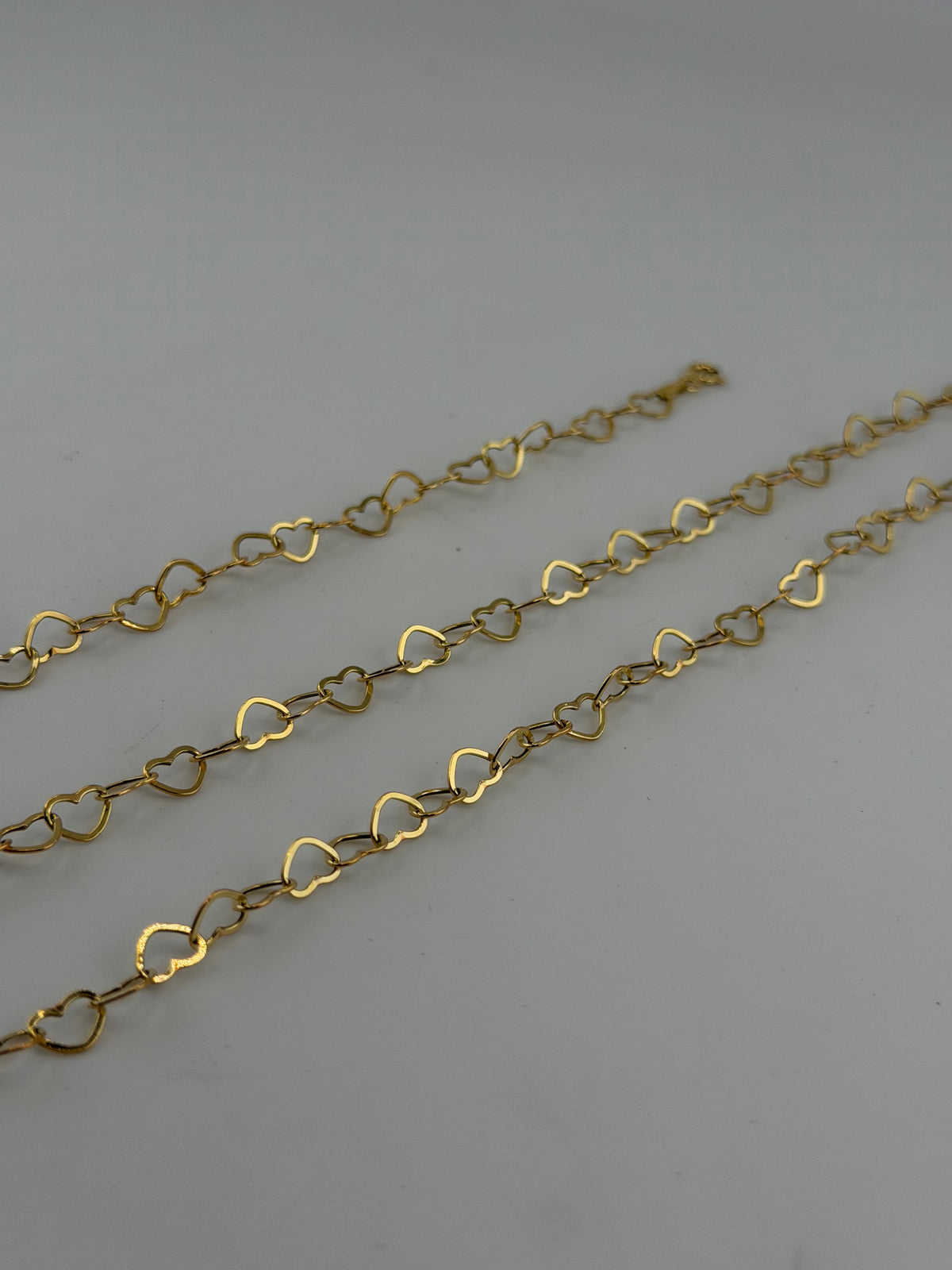 The Hearts Chain – 18K Solid Gold - Image 2