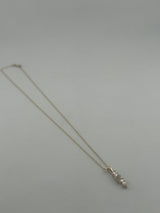 18K Yellow Gold Multi-Shape Cubic Zirconia Necklace - Image 2
