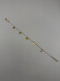 Celestial Dreams 18K Solid Gold Charm Bracelet