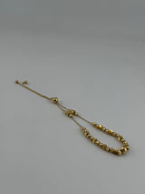 18K Solid Gold | Golden Élan Bead Bracelet - Image 3