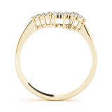 Curved Diamond Wedding Band - Image 4
