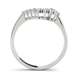 Curved Diamond Wedding Band - Image 6
