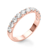 Half Eternity Wedding Band Natural Diamond 1/5 ct - Image 4
