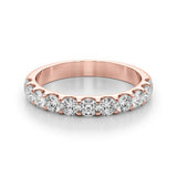 Half Eternity Wedding Band Lab Diamond 1/5 ct - Image 8