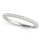Half Eternity Wedding Band Natural Diamond 1/5 ct - Image 6